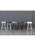 SOFT CUSHION (66cm) semi bar stool